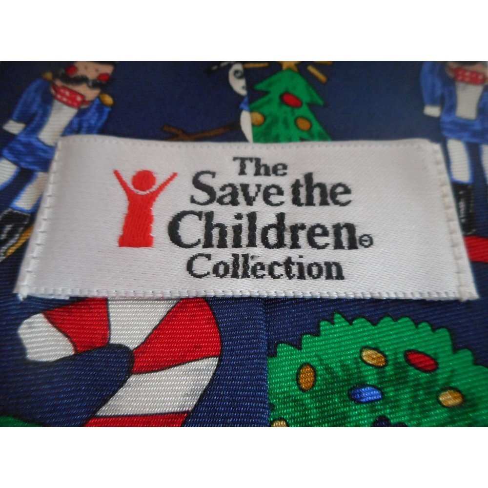 Silk Holiday Christmas Tie Blue snowman nutcracker Wreath X-mas Tree Candy Cane - Picture 4 of 5